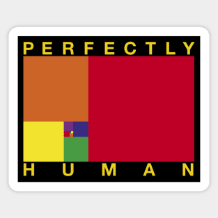 Perfectly Human - Rainbow Pride Flag Sticker